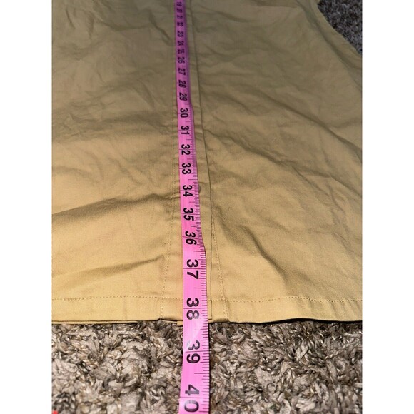 The Delta Box Womens Khaki Delta Sigma Theta Police Button Up Shirt Size Small - Picture 10 of 11